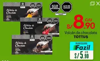 Tottus Volcán de Chocolate Tottus oferta