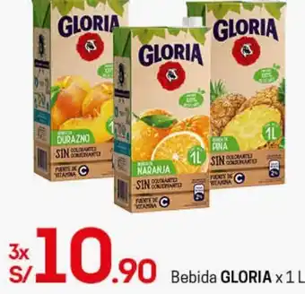 Tottus Bebida Gloria 1L oferta