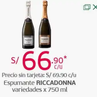 Tottus Espumante Riccadonna Variedades 750ml oferta