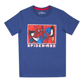 Tottus Polo spiderman 3 azul oferta