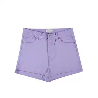 Tottus Short drill mujer 28 morado oferta