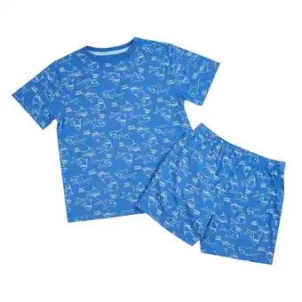 Tottus Pijama corta niño 8 azul oferta
