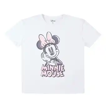 Tottus Polo oversize minnie mujer xl blanco oferta