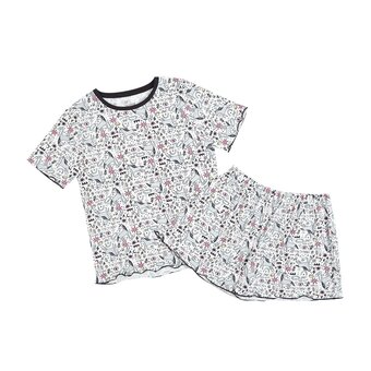 Tottus Pijama corta niña 10 blanco oferta