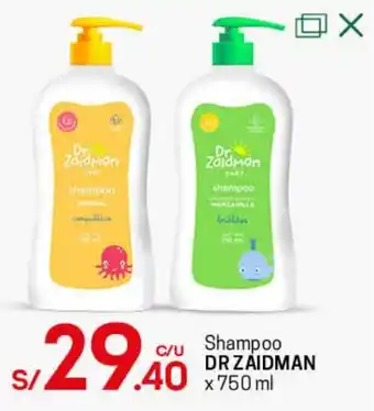 Tottus Shampoo Dr Zaidman 750ml oferta