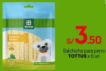 Tottus Salchicha para Perro Tottus 6 un oferta