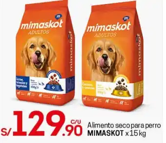 Tottus ALimento Seco para Perro Mimaskot 15kg oferta