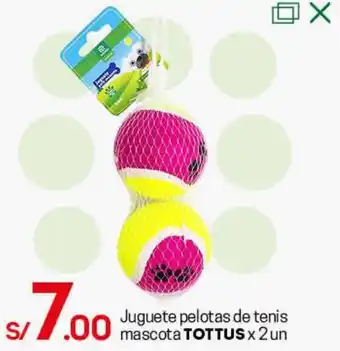 Tottus Juguete Pelotas de Tenis Mascota Tottus 2un oferta
