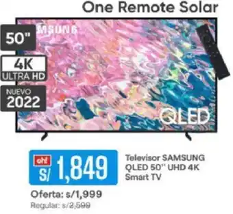 Promart Samsung QLED 50" UHD 4K Smart TV oferta