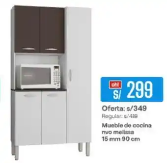 Promart Mueble De Cocina Nvo Melissa 15mm 90cm oferta