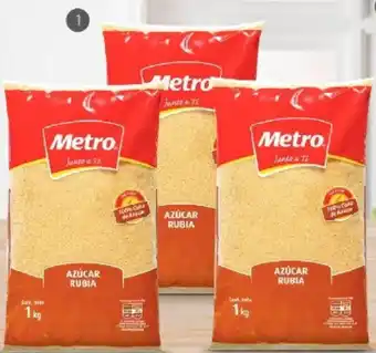 Metro Azúcar Rubia Metro 3x1kg oferta