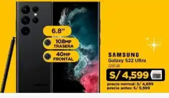 Ripley Samsung Galaxy S22 Ultra oferta