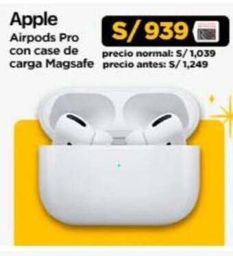 Ripley Apple Airpods Pro con Case de Carga Magsafe oferta