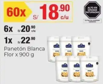 Metro Panetón Blanca Flor 900g oferta