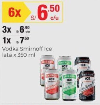 Metro Vodka Smirnoff Ice Lata 350ml oferta