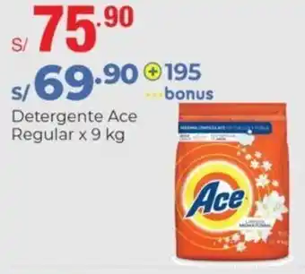 Metro Detergente Ace Regular 9kg oferta