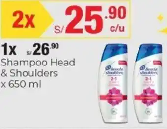 Metro Shampoo Head & Shoulders 650ml oferta
