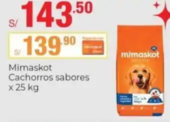 Metro Mimaskot Cachorros Sabores 25kg oferta