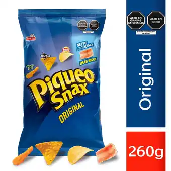 Tottus Snack piqueo snax 260 g oferta