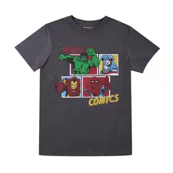 Tottus Polo marvel comics hombre l gris oscuro oferta
