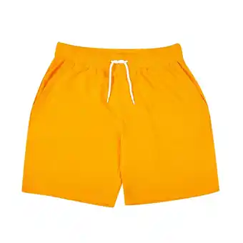 Tottus Short franela hombre l naranja oferta