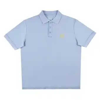 Tottus Polo pique bordado hombre l celeste oferta