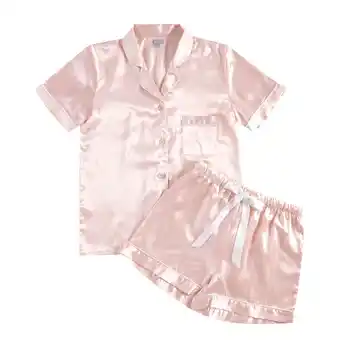 Tottus Pijama satinada mujer l salmon oferta