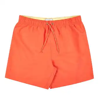 Tottus Ropa de baño color entero hombre 38 naranja oferta