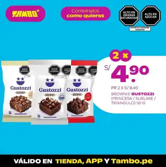 Tambo Gustozzi Brownie 50g oferta