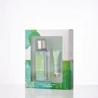 Tottus Set body mist + crema manos tottus bamboo oferta