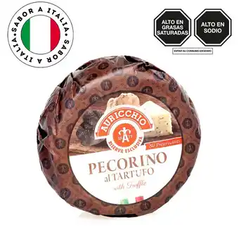 Tottus Queso madurado pecorino con trufas auricchio kg oferta