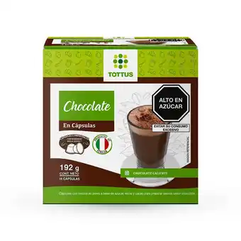 Tottus Cápsula de chocolate tottus 192 g oferta