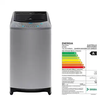 Tottus Lavadora 15kg electrolux ewix15f2esg oferta