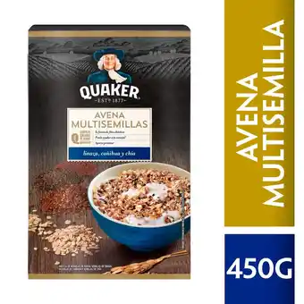 Tottus Avena multisemillas quaker 450 g oferta