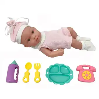 Tottus Muñeco bebé 25 cm con accesorios oferta