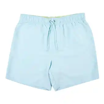 Tottus Ropa de baño color entero hombre 32 celeste oferta