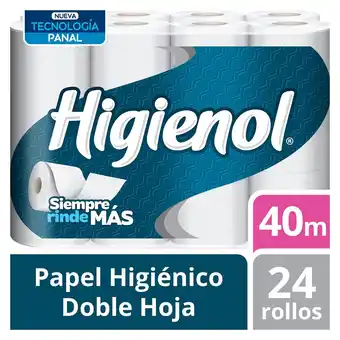 Tottus Papel higiénico doble hoja de 40 metros oferta