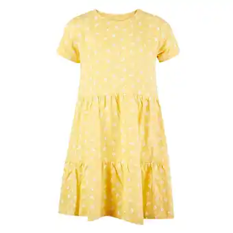 Tottus Vestido corte niña 4 naranja claro oferta