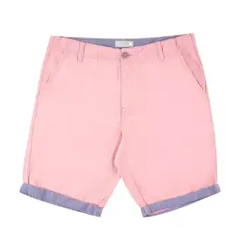 Tottus Short doblez hombre s guinda claro oferta