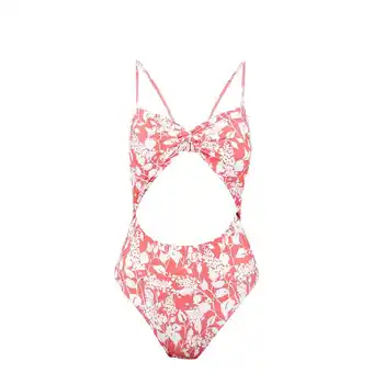 Tottus Ropa de baño mujer s coral oferta