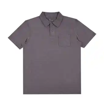 Tottus Polo box algodón organico hombre xl plomo oferta