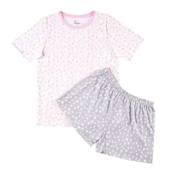 Tottus Pijama corta niña 10 blanco oferta