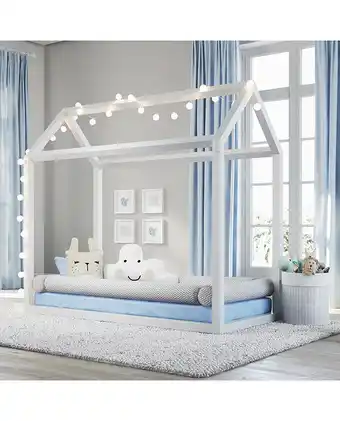 Tiendas EFE Cama montessori villa hogar 1.5 plazas - blanco oferta
