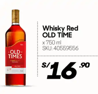 Hiperbodega Precio Uno Whisky red OLD TIME oferta