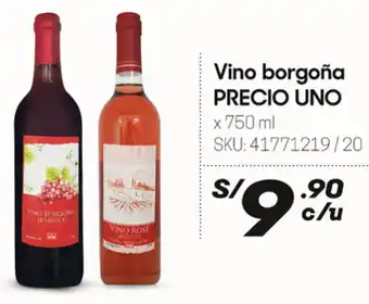 Hiperbodega Precio Uno Vino borgoña PRECIO UNO oferta
