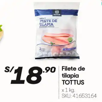 Hiperbodega Precio Uno Filete de tilapia TOTTUS oferta