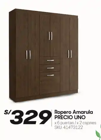 Hiperbodega Precio Uno Ropero amarula PRECIO UNO oferta