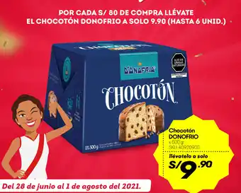 Hiperbodega Precio Uno Chocotón DONOFRIO oferta