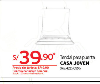 Tottus Tendal Para Puerta oferta