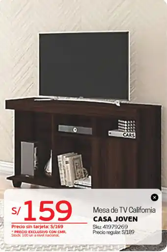 Tottus Mesa De TV California oferta